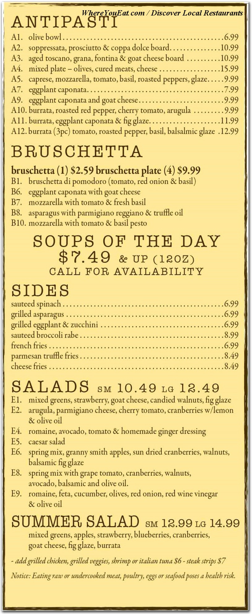 Our Foods