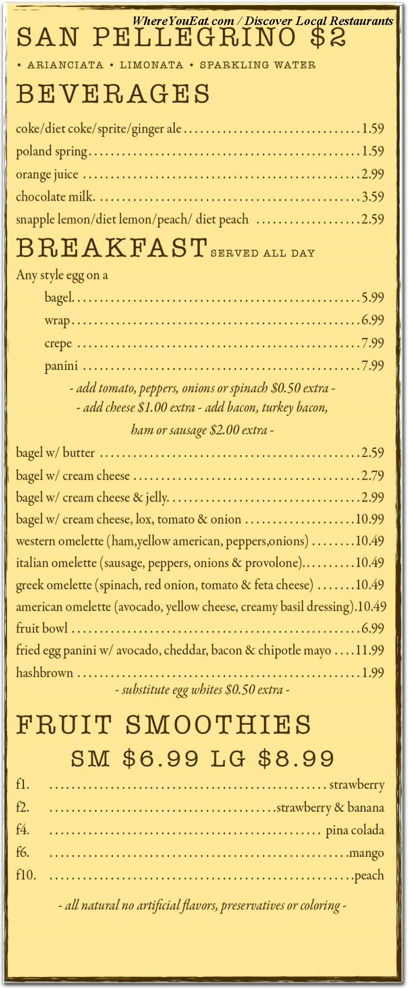 Our Foods